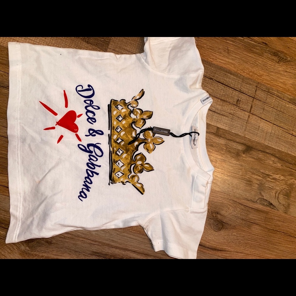 Baby dolce & gabbana tee shirt 6 months